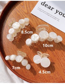 FREE SHIPPING FAUX STONE ROUND HAIRPINS