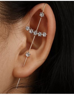 11.11 LIMITED RHINESTONE METAL EARRING (ONE ONLY)