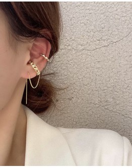 11.11 LIMITED METAL CHAIN EARRING 