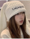              Free Shipping Knitted Long Rabbit Ear Hat