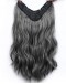                    Two-Tone Grey Curler V-Wig Hair 50cm