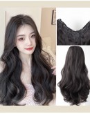                    【Ready Stock】Free Shipping V-Tip Fiber Half Wig False Hair 60cm