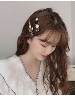 FREE SHIPPING CLASSICS FAUX GEM PATTERNS 5 IN 1 SET HAIRPINS