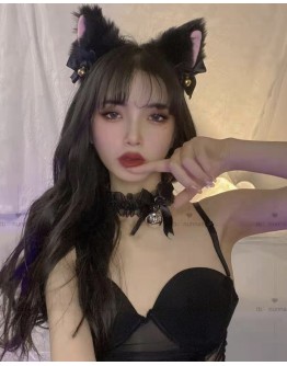   【READY STOCK】FREE SHIPPING BELL CAT EAR HAIRBAND