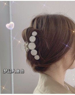   【Ready Stock】FREE SHIPPING ROUND PATTERN HAIR-CLIPS 10CM