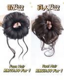         Free Shipping Faux Hair / Real Hair Bun Hair