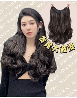                                                          【Ready Stock】Free Shipping 60cm Curly Half-Wig Hairstyle