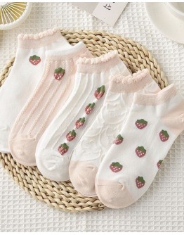              【LIMITED SALE】10 Pairs Free Shipping 100% Cotton Ankle Socks 35-39 Size
