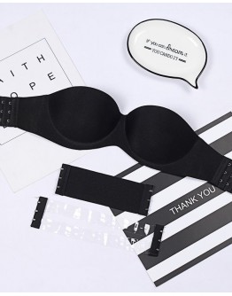         【READY STOCK】Black Double-Tie Bra