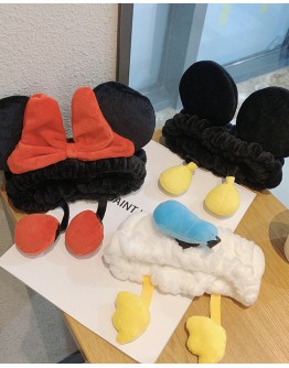     【READY STOCK】 FREE SHIPPING MICKEY MOUSE MAKEUP FACE WASH HAIRBAND