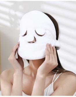  【READY STOCK】Beauty Hot / Cold Thick Coral Velvet Steam Warm Hot Cold Compress Face Mask