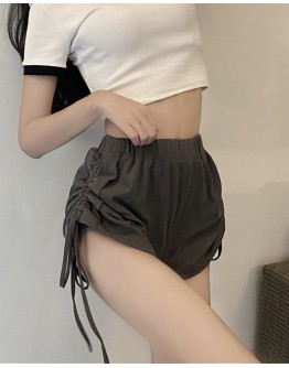      【READY STOCK】Free Shipping Lace-Up Cotton Shorts