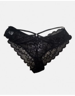         【Ready Stock】Free Shipping Cut-Out Lace Sexy Lingeries Panties