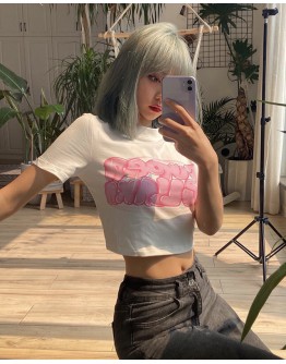      【READY STOCK】Free Shipping Pinky Short Tops