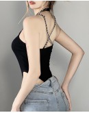      【READY STOCK】Free Shipping Chain Body-Suit Tops
