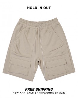              Free Shipping Unisex 400G 100% Cotton Shorts