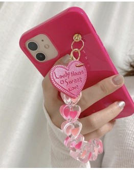 FREE SHIPPING SWEET HEART CHAIN CASE FOR IPHONE