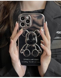 FREE SHIPPING XX BEAR SEEING TPU CASE FOR IPHONE