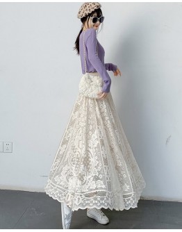      Free Shipping Lace Maxi Dress