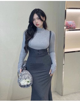              Free Shipping S-4XL Plus Halter Tops / Fitted Dress