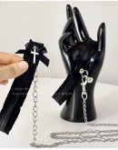                                                          【Preorder】Ribbon Bell Choker + Chain Accessories