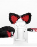                                                          【Preorder】Kitty Hairband Velvet Acc 3 in Set