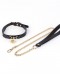                                                          【Preorder】Metal Gold Bell Faux Leather Chain