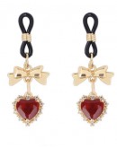                                                         【Preorder】Rhinestone Heart Acc