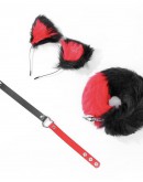                                                          【Preorder】Kitty Hairband Velvet Acc 3 in Set