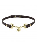                                                          【Preorder】Mini Bell Faux Leather Necklace