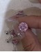                                                          【Preorder】Rose Rhinestone 6mm/ 8mm Titanium Earrings