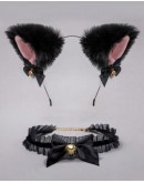                                                          【Preorder】Bell Cat Hairband / Necklace