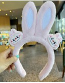                                                          【Preorder】Labubu Patterned Bigger Rabbit Hairbands