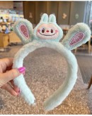                                                          【Preorder】Labubu Patterned Rabbit Hairbands