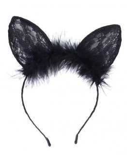                                                          【Preorder】Cos Rabbit Velvet Lace Hairband