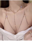                                                          【Preorder】Electroplated Gold Silvery-Plated Body Necklace