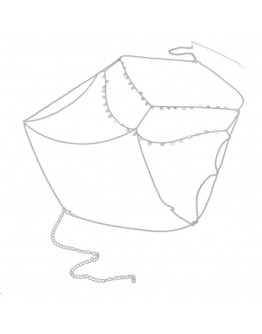                                                          【Preorder】Electroplated Dot Patterned Chain Body Necklace