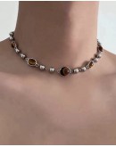                                                          【Preorder】Unisex Electroplated Metal 12 Style Necklace