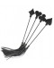                                                          【Preorder】Love Heart Faux Leather Fringe Acc