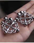                                                          【Preorder】Lucky Silvery Metal Chain 1 Pair Acc