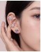                                                          【Preorder】Stainless Steel Wellness Ear Stickers Ribbon Heart