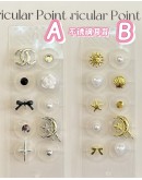                                                          【Preorder】Stainless Steel Wellness Ear Stickers Fashion Mini