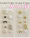                                                          【Preorder】Stainless Steel Wellness Ear Stickers Fashion Mini