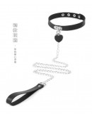                                                          【Preorder】Faux Leather Chain Metal Accessories