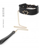                                                          【Preorder】Faux Leather Chain Metal Accessories