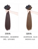                                                          【Preorder】Free Shipping 45cm/60cm 3-Piece Straight Clips Wig