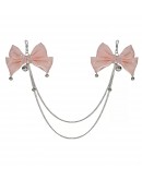                                                          【Preorder】Ribbon Bell Chain Titanium Clips Acc