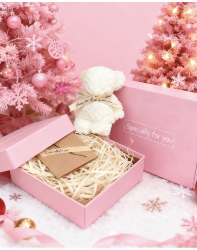                                                          【Preorder】Christmas Pink Gift Box Service