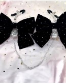                                                          【Preorder】Christmas Style Velvet Ribbon Chain