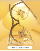                                                          【Preorder】32-38AB Embroider Rabbit Underwire Bra/ Panties